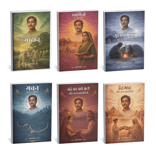 मुंशी प्रेमचंद की प्रसिद्ध पुस्तकें | गोदान, गबन व लोकप्रिय कहानियाँ | 6 Books Hindi Classic Collection - Litkart